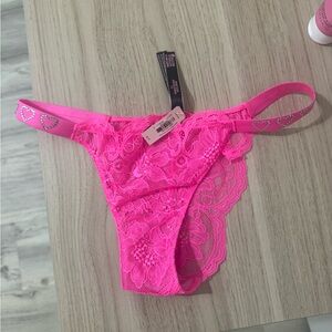 Victoria's Secret Neon Pink Lace Bralette